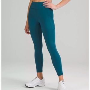Lululemon blue Invigorate High-Rise Tight 25"